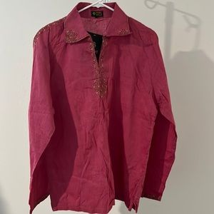 Pink indian shirt